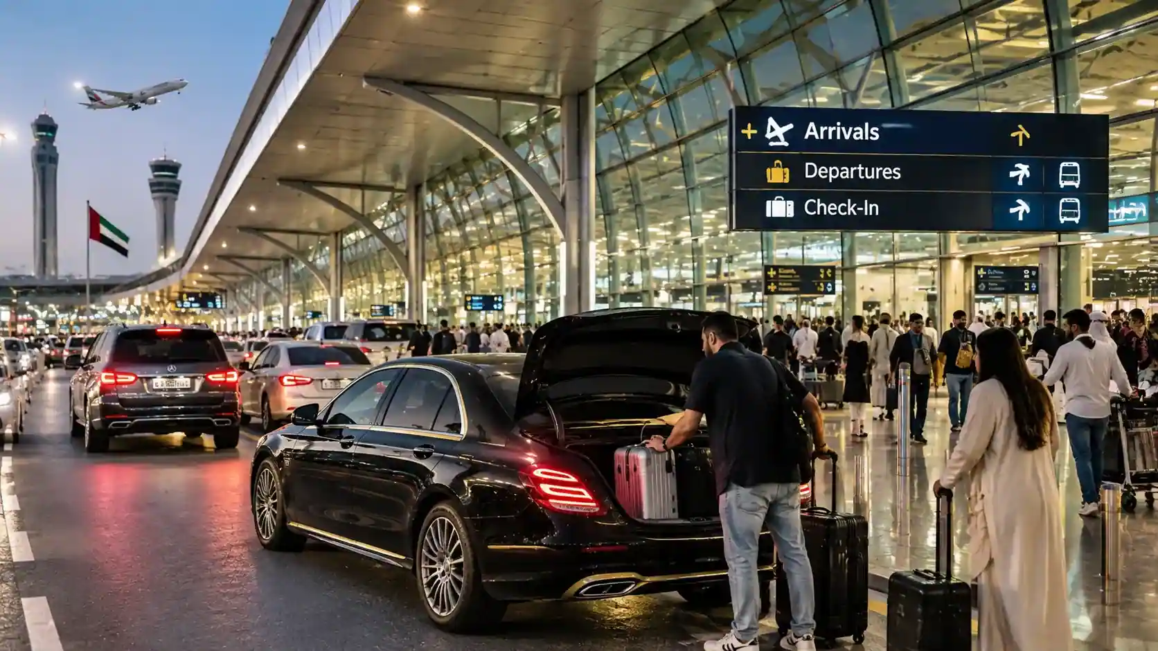 Dubai Chauffeur Service avoiding traffic congestion