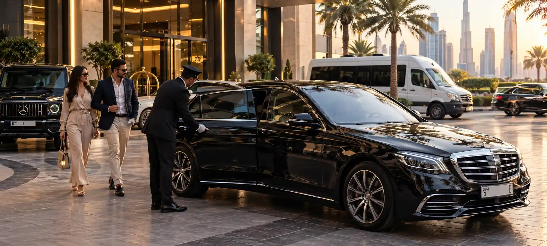 car rental with driver in Dubai
