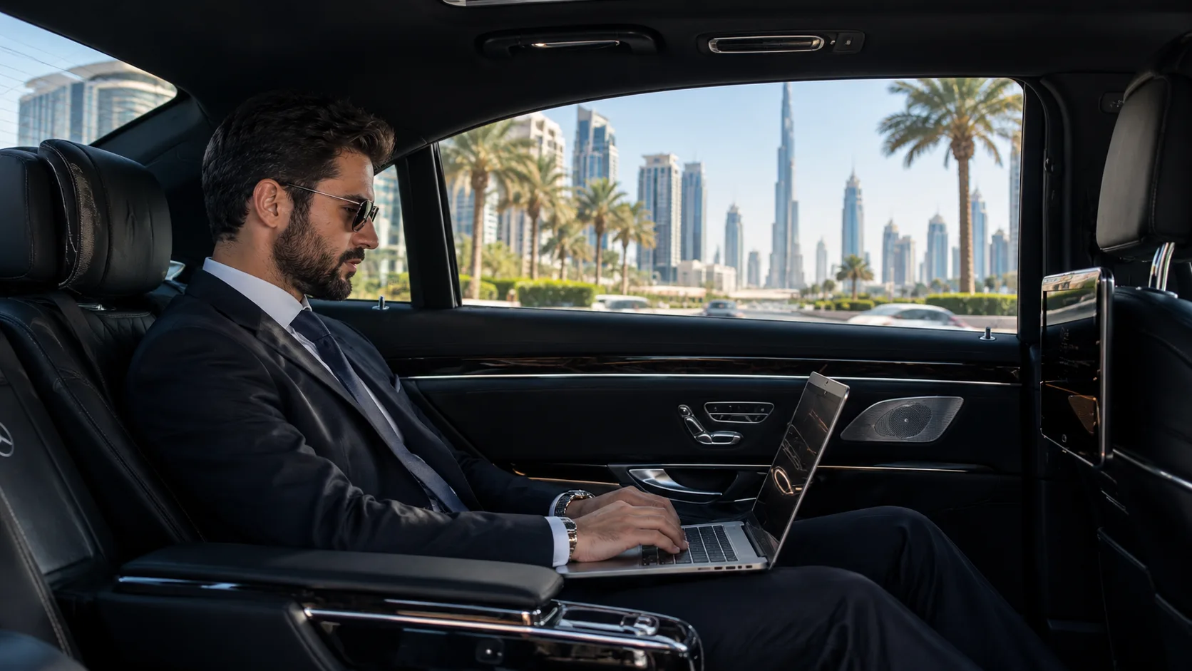 luxury chauffeur service in Dubai
